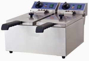 Picture of Doppel-Friteuse elektro 480 x 420 x 310 mm
