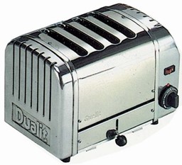 Bild von Toaster chrom 4er; 360 x 220 x 220 mm; 230 V/2,0 kW

