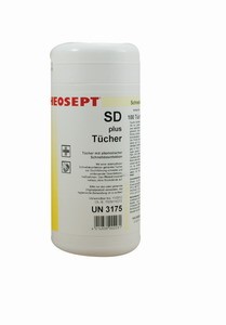Picture of RHEOSEPT-SD plus Tücher, Spenderdose mit 100 feuchten Tüchern
