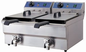 Picture of Doppel-Friteuse elektro 570 x 460 x 325 mm
