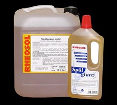 Picture of RHEOSOL-Spülglanz mild Grifflasche 1000 ml(Karton, 12 Grifflaschen)
