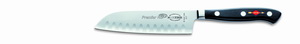 Bild von Santoku, japanisches Kochmesser, Kullenschliff, geschmiedet
