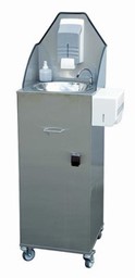 Bild von Mobiles Handwaschbecken - Standgerät; 530x470x1395 mm
