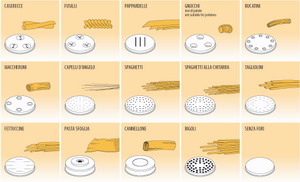 Bild von Pasta-Matrize MACCHERONI für MPF25/4
