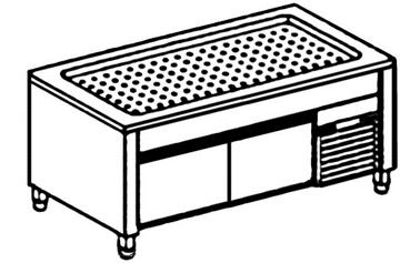 Bild von Kühlplatte; auf Kühlunterbau
