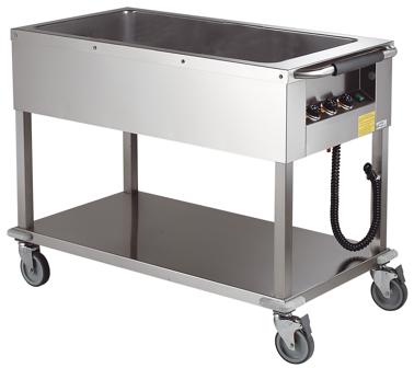 Bild von Bain Marie Wagen; offener Unterbau
