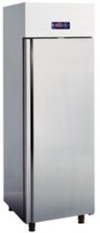 Bild von Kühl- & Tiefkühlschrank "Basic-Line" Innen & Außen Edelstahl
