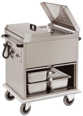 Picture of Bain Marie Wagen; Getrennte Becken
