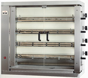 Bild von Hähnchengrill Außenmaße: 1098 x 480 x 1000 mm
