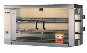 Bild von Hähnchengrill Elektro 2 Spieße für 10-12 Hähnchen
