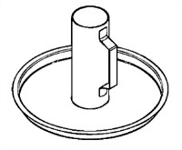 Bild von Teebrüh-Aufsatzrohr 40 Liter Behälter 
