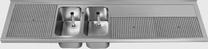 Bild von First Class - Schanktischabdeckung, hinten Wandanschluss
