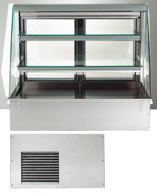 Bild von Offene Kühlvitrine; mit Distanz Kompressor
