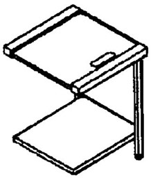 Bild von Eckelement - Zulauftisch rechts für Modell 2315001+2315002
