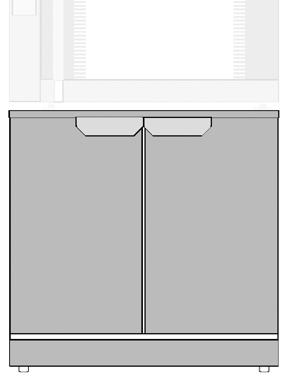 Bild von Gärunterschrank mit 16 Auflagen
