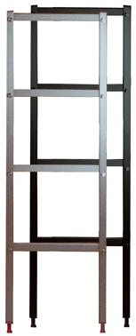 Bild von Anbauregal; Aluminium & Pvc Boden

