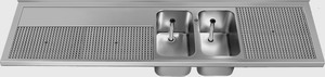 Bild von First Class - Schanktischabdeckung, hinten Wandanschluss
