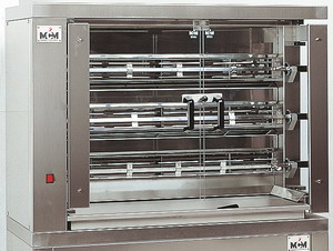 Bild von Hähnchengrill Außenmaße: 1098 x 480 x 820 mm
