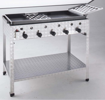 Picture of Reibekuchen Gasstandbräter RBST 5; 980 x 530 x 830 mm; 20 kW
