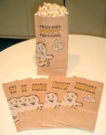 Picture of Blockdosenbeutel Gr. II; für Popcorn, Karton à 500 Stck.
