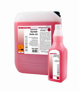 Bild von RHEOPUR-Sanitär forte rot Kanister 10 Liter(Kanister, einzeln)
