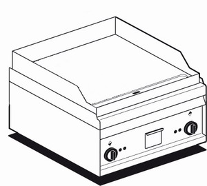 Bild von Griddleplatte elektro 600 x 600 x 290 mm
