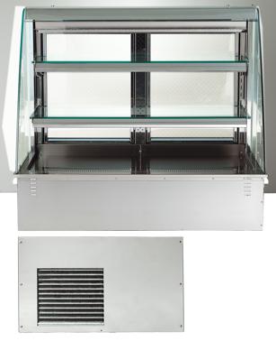 Bild von Offene Kühlvitrine; mit Distanz Kompressor
