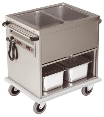 Picture of Bain Marie Wagen; Getrennte Becken
