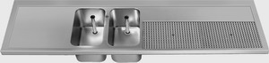 Bild von First Class - Schanktischabdeckung, hinten Wandanschluss
