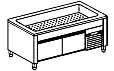 Bild von Kühlwanne; auf Kühlunterbau
