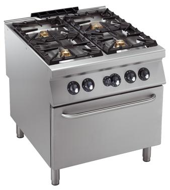 Bild von Gasherde; Gasbackofen
