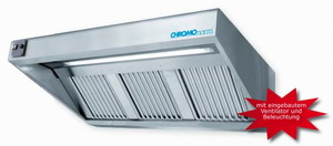 Bild von Chromonorm Spario Wandhaubemit Ventilator 
