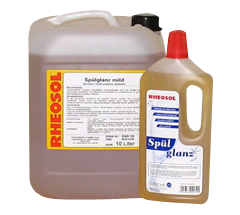 Bild von RHEOSOL-Spülglanz mild Grifflasche 1000 ml(Karton, 12 Grifflaschen)  