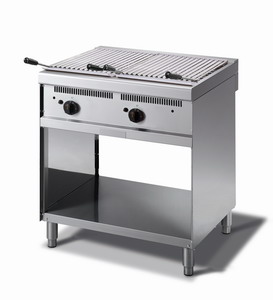 Bild von Gas-Lavasteingrill 800x700x900mm

