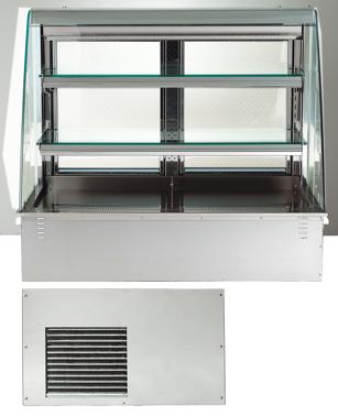 Bild von Offene Kühlvitrine; mit Distanz Kompressor

