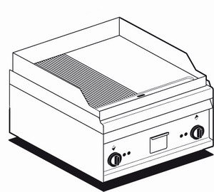 Picture of Griddleplatte elektro 600 x 600 x 290 mm
