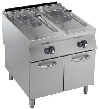 Bild von Friteuse;  V-Form Becken
