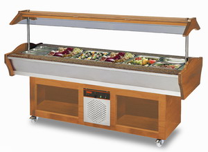 Picture of Gastro Buffet Salatbar 2200 x 900 x 850/1350 mm
