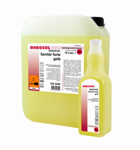 Bild von RHEOPUR-Sanitär forte gelb Kanister 10 Liter(Kanister, einzeln)
