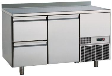 Bild von Kühltisch; automat. Abtauung
