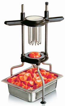 Bild von Tomatenschneider vertikal - manuell; Sechstel-Stücke
