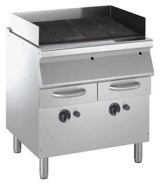 Bild von Direkt Grill; offener Unterbau
