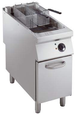 Bild von Friteuse; U-Form Becken
