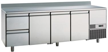 Bild von Kühltisch; automat. Abtauung
