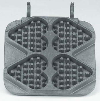 Bild von Herzwaffel am Stiel Backplatte; für Backsystem I/ Stiel-Herzwaffeleisen
