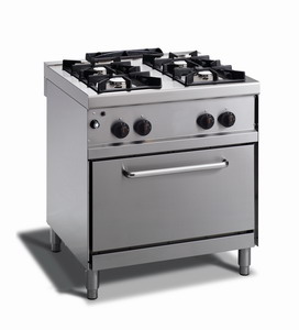 Bild von Gasherd 800x700x900mm 4 Brenner Pilotflamme
