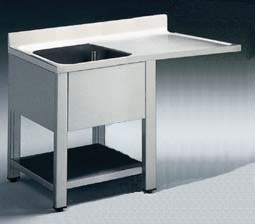 Picture of Spültisch; für Spülmaschinen, mit Ablageboden
