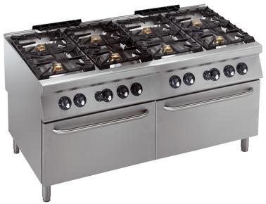 Bild von Gasherde; Gasbackofen
