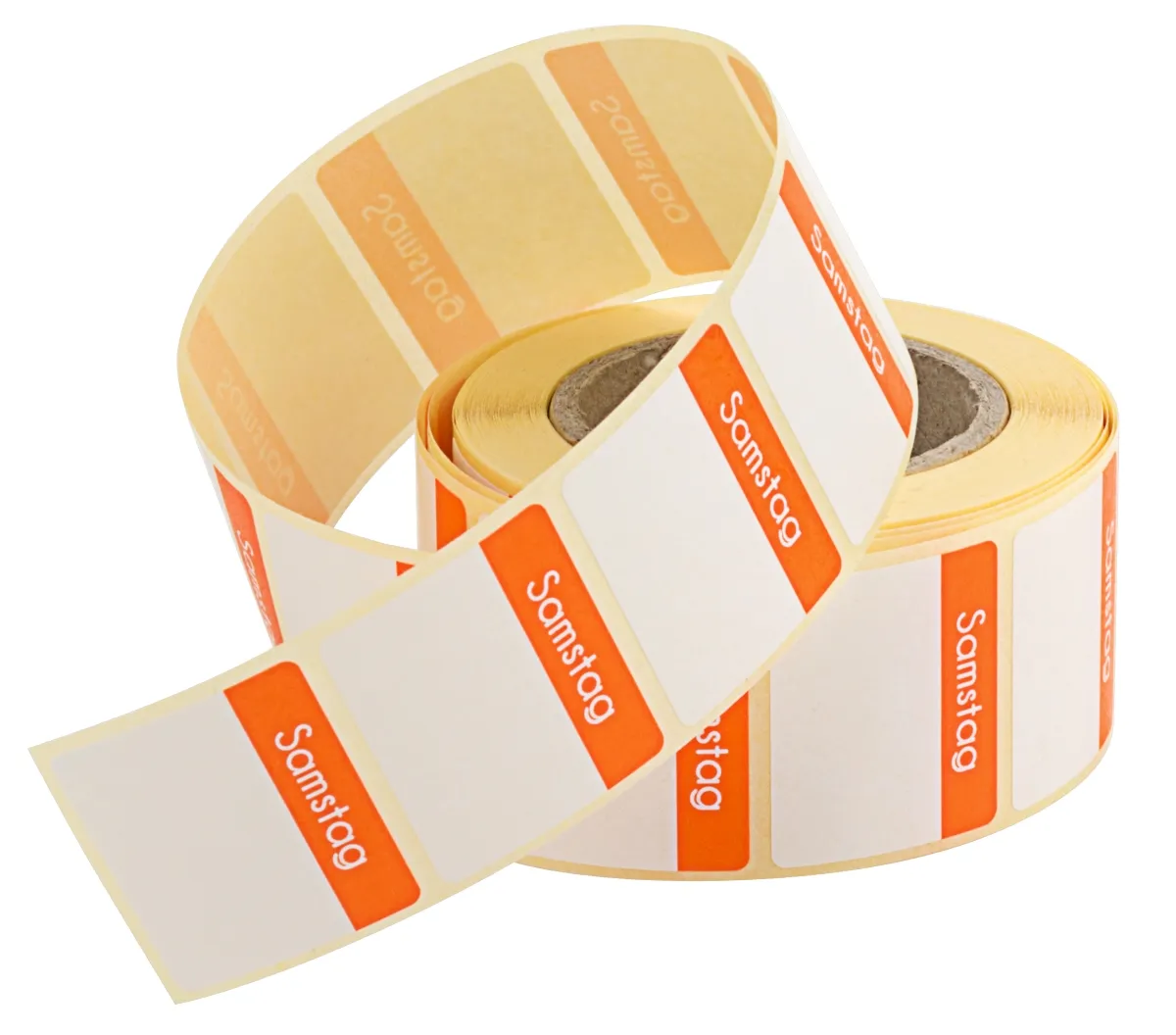 Picture of Etiketten Samstag ORANGE