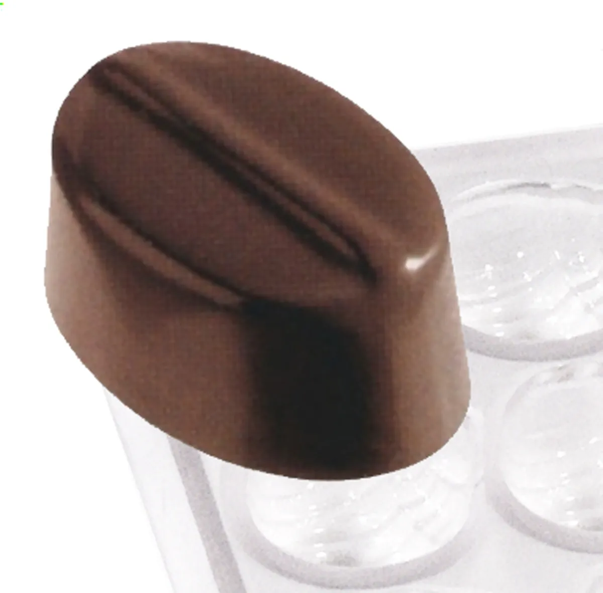 Bild von Pralinenform Oval mit Linie